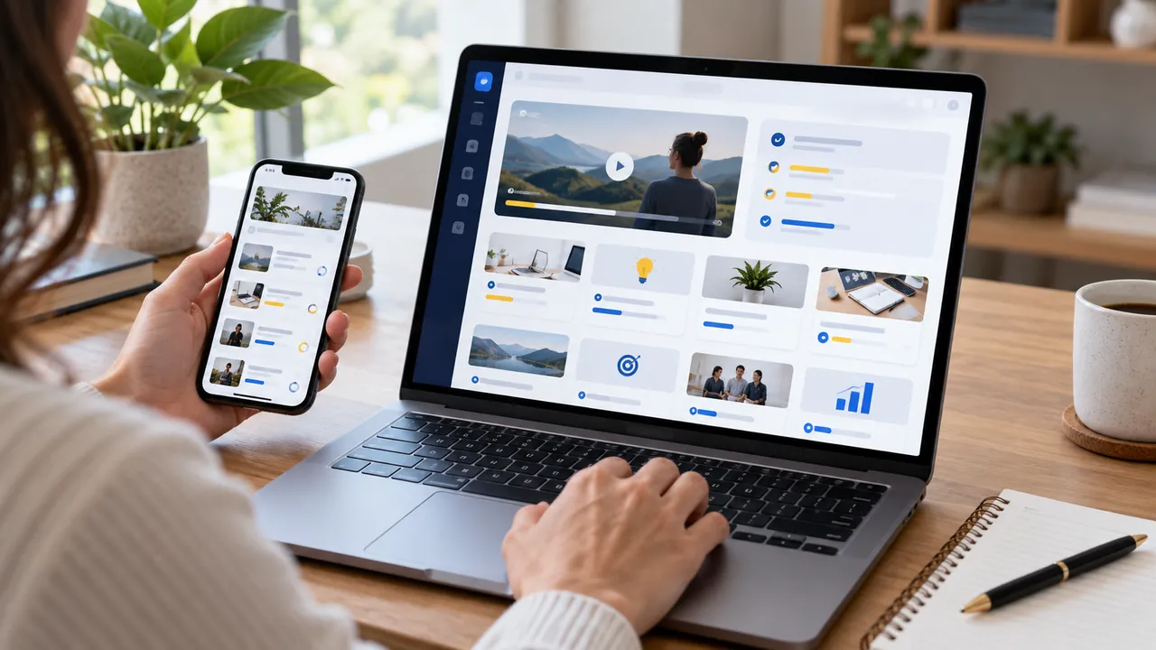 My HUB, la plataforma de marketing de Pitancos, en computador, tableta y celular